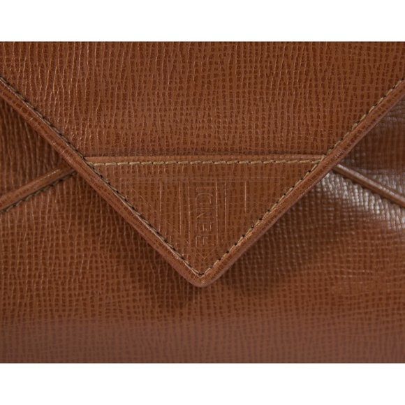 Fendi 1980s Vintage Caramel Leather Flap Crossbody - Picture 2 of 10